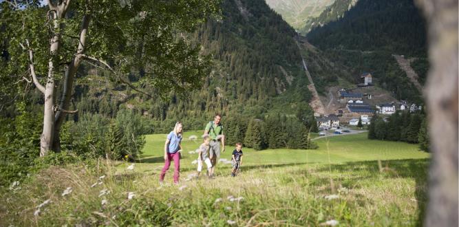 Familienwanderung
