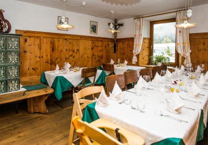 Restaurant with Tiled Stove